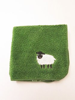 画像2: 今治タオルハンカチ （ヒツジ刺繍） ※返品不可商品