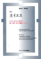 画像: 宣言 主イエス　イエス・キリストと教会の救いの唯一性と普遍性について