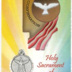 画像: メダイ付き堅信カード（Holy Sacrament of Confirmation） ※返品不可商品 