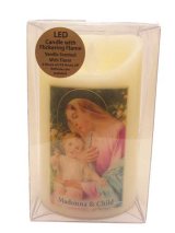 画像: LED REAL CANDLE with Vanilla Wax（Mother)