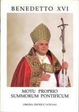 画像: Benedetto XVI-Motu proprio summorum pontificum