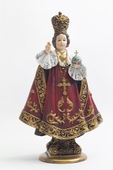 画像: 聖像 再生木材製 プラハの幼子イエス(Infant of Prague）