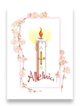 画像: イースターカード　(Alleluia/桜/ローソクAΩ) ※返品不可商品