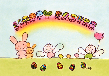 画像1: イースターカード Happy Easter ※返品不可商品