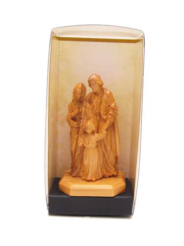 イタリア製木彫り像（少年イエスと聖ヨセフ、聖マリア） - パウルス